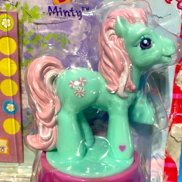 MY LITTLE PONY NWT VTG 2005 PONY FIGURE STAMPERS, INK, STICKERS & NOTECARDS - Picture 4 of 16